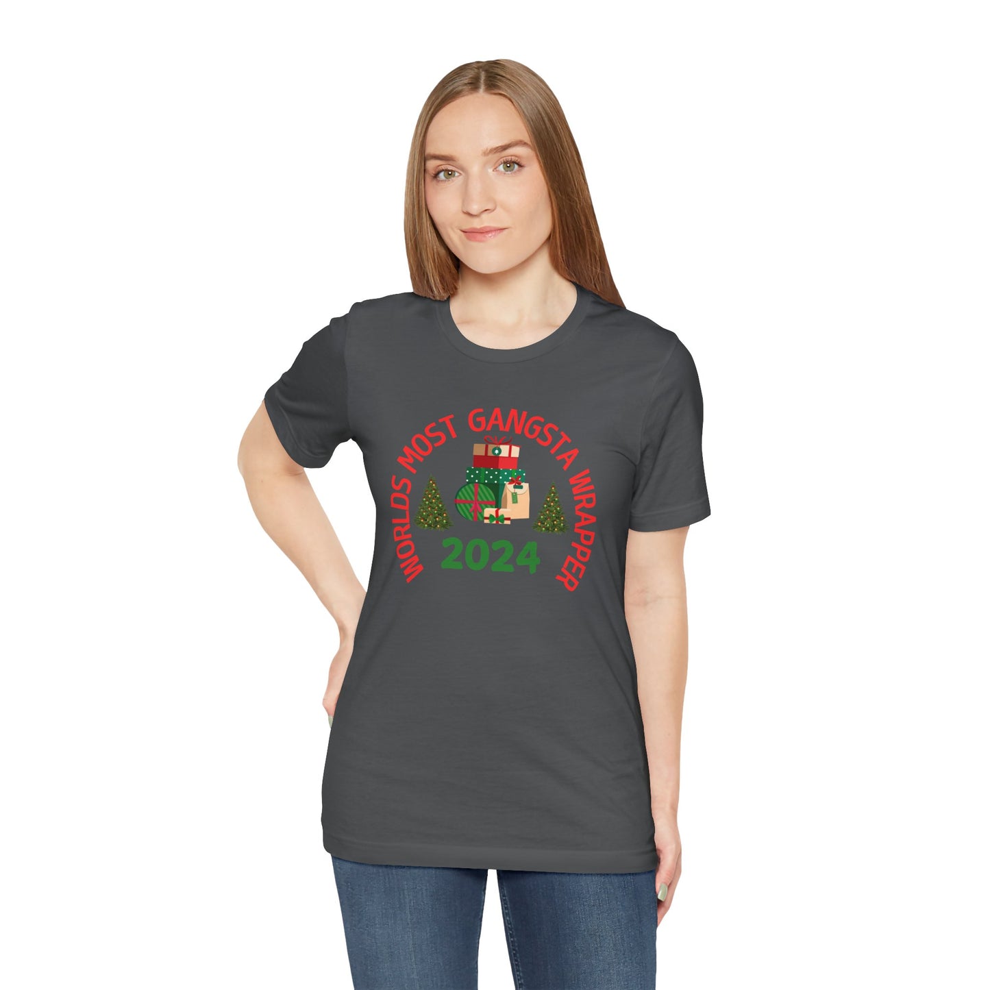 World's Most Gangsta Wrappers Unisex T-Shirt - Fun Holiday Tee 2024