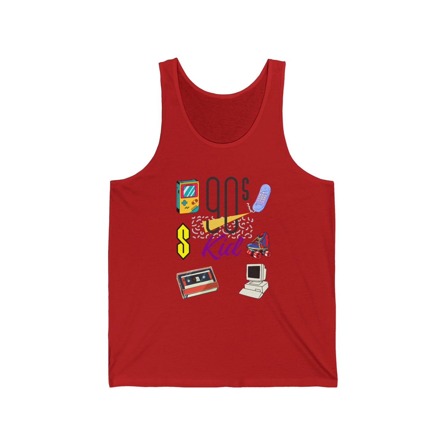 90s Unisex Jersey Tank – '90s Kid Design