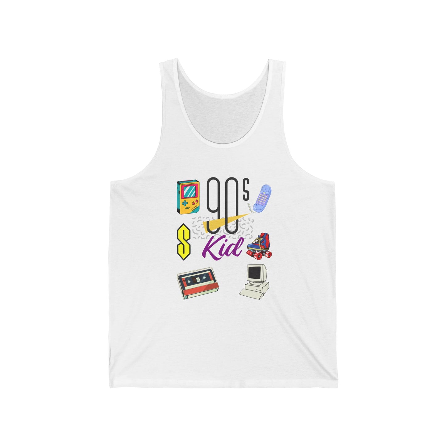 90s Unisex Jersey Tank – '90s Kid Design