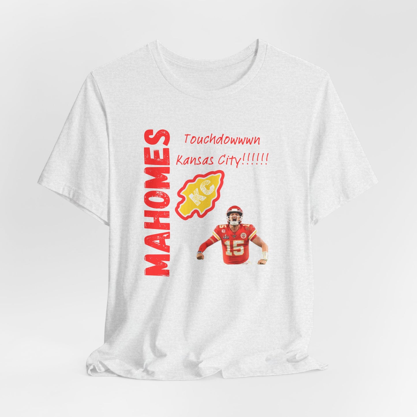 Kansas City Mahomes Touchdown Tee - Unisex Jersey Short Sleeve Shirt