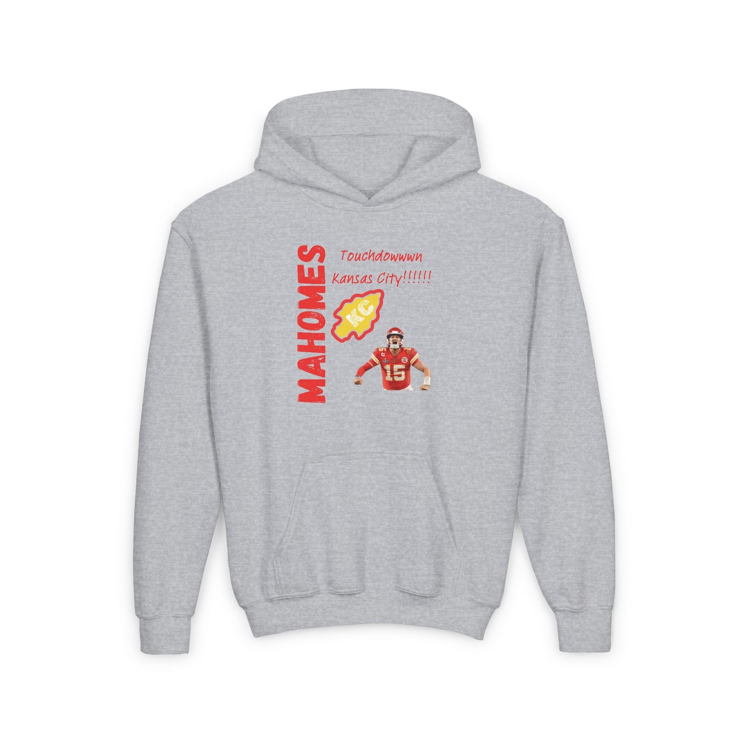 Youth Mahomes KC Hoodie - Perfect for Football Fans!