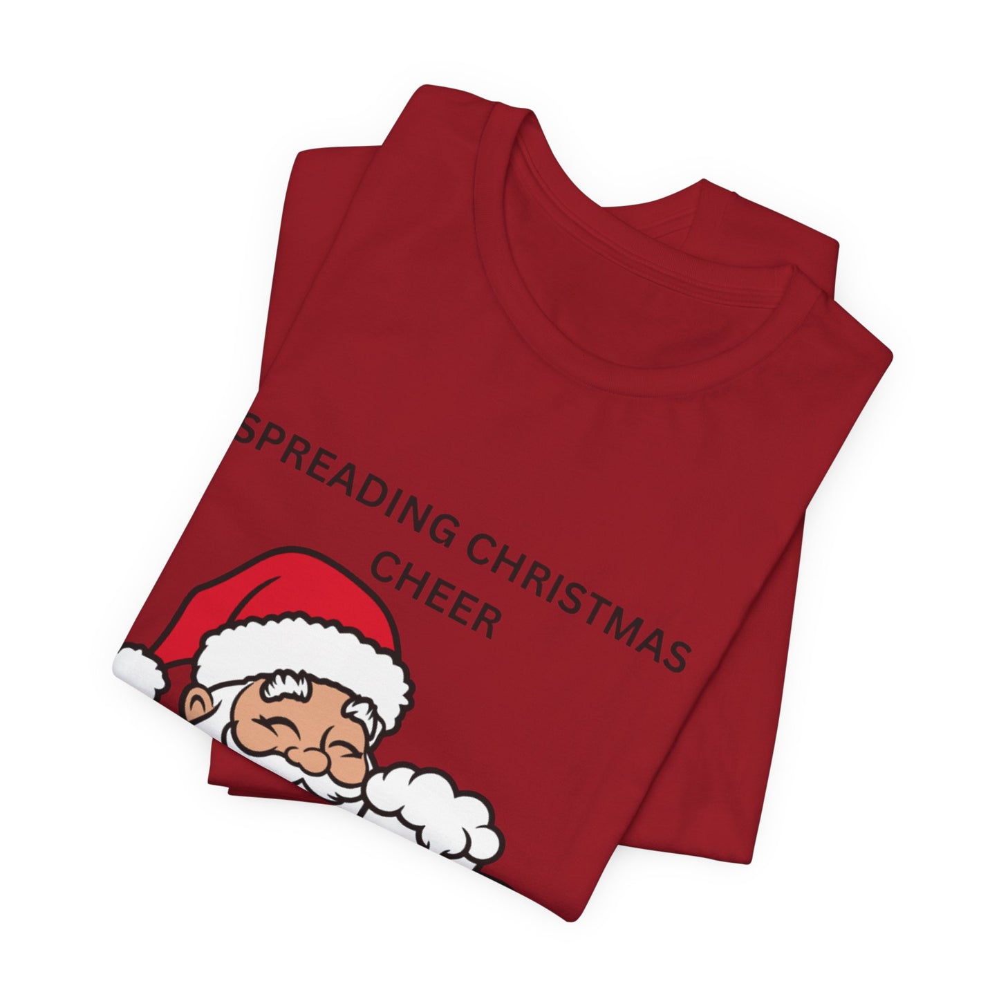 Funny Christmas Tee - Spreading Christmas Cheer Drinking All the Beer