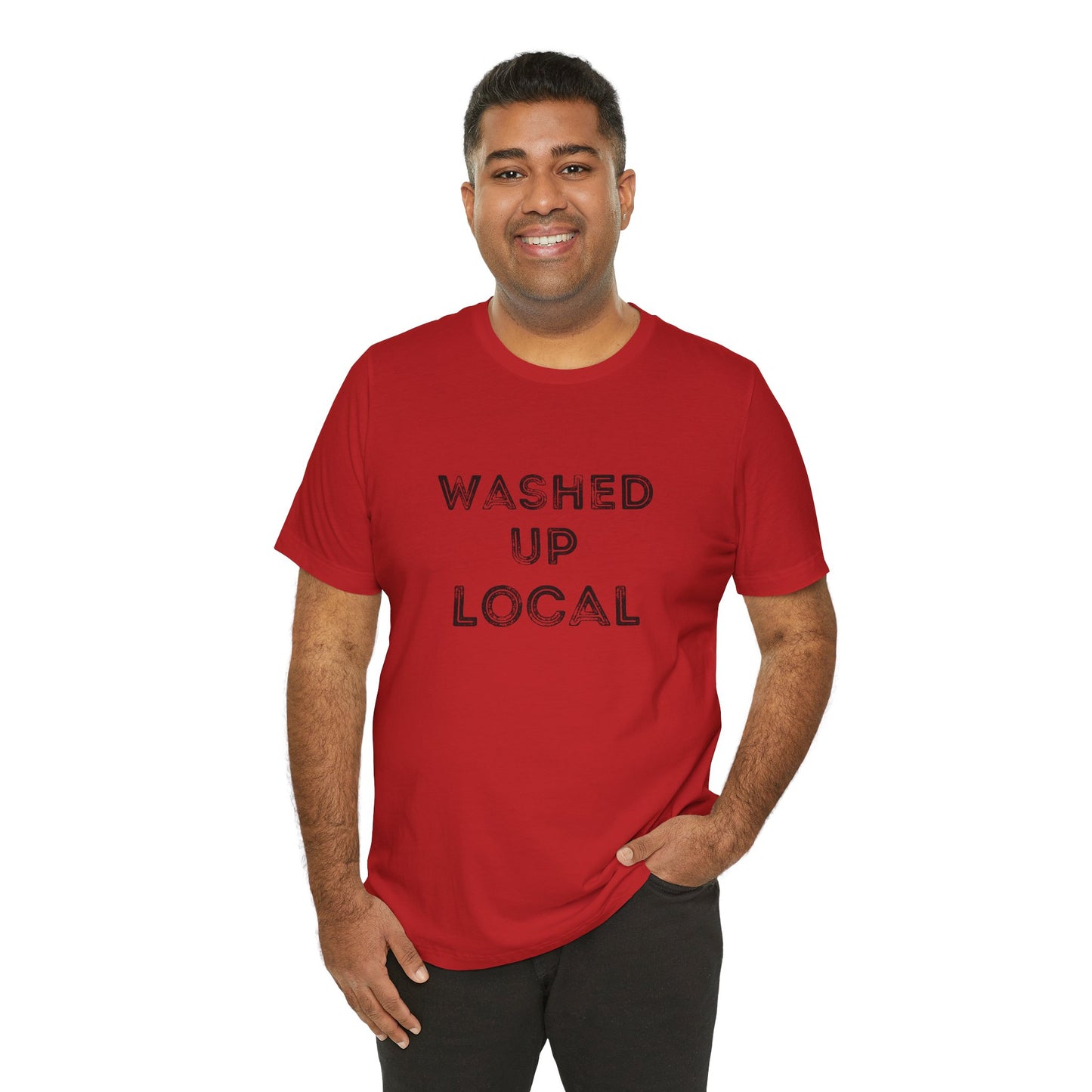 Washed Up Local Unisex Tee - Trendy Graphic T-Shirt for Locals