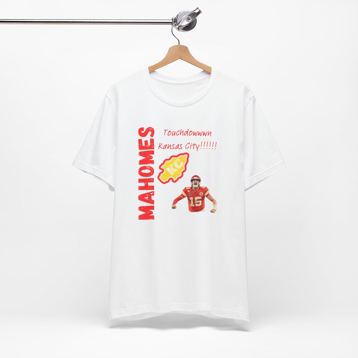Kansas City Mahomes Touchdown Tee - Unisex Jersey Short Sleeve Shirt