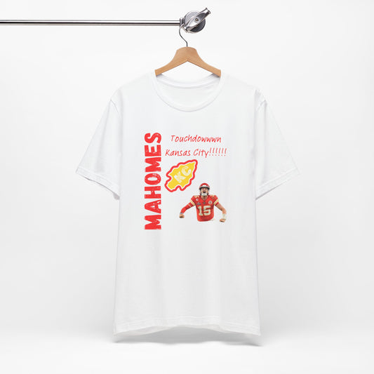 Kansas City Mahomes Touchdown Tee - Unisex Jersey Short Sleeve Shirt