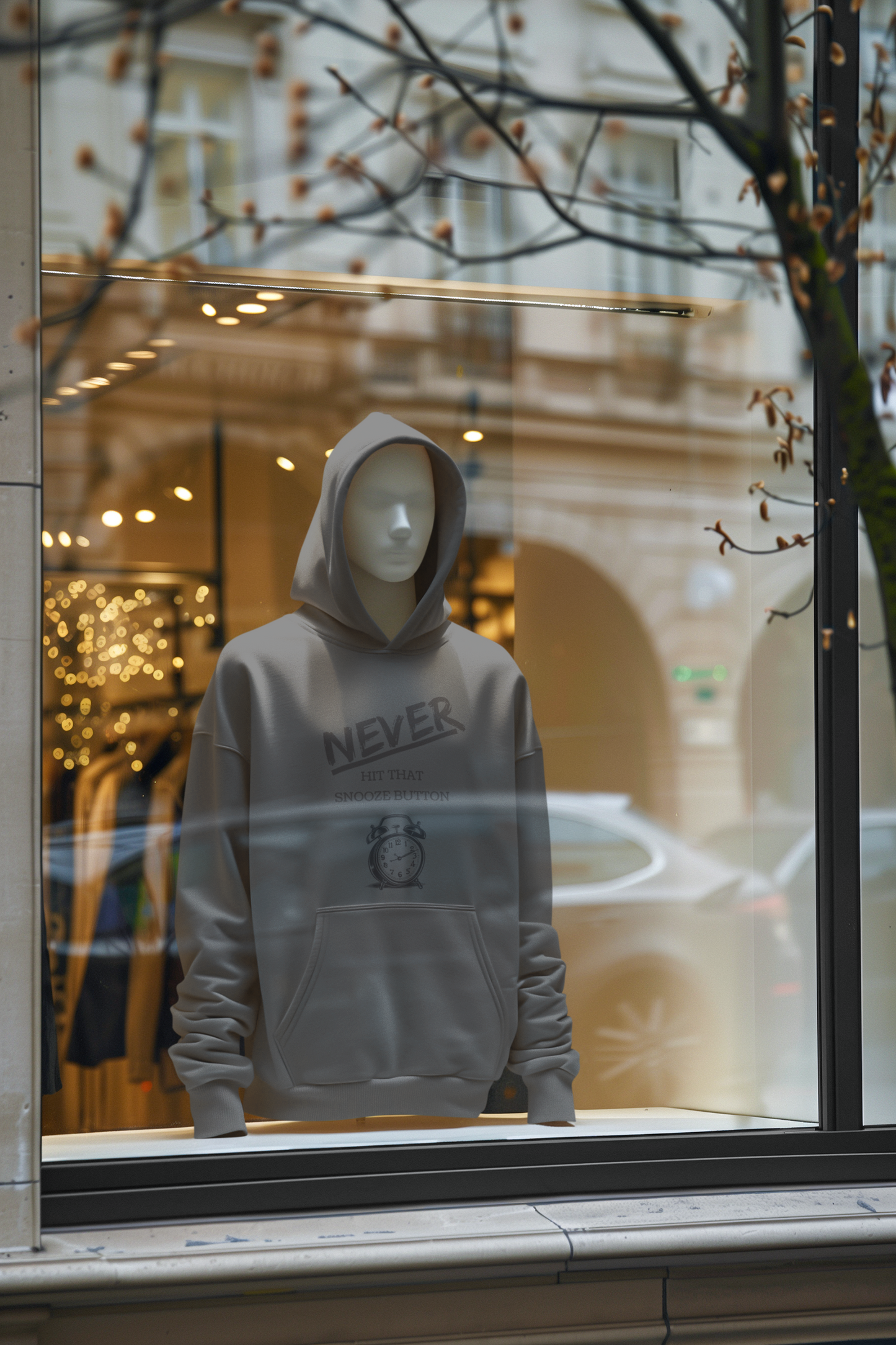 Never Hit That Snooze Button Motivation Hoodie - Unisex Pullover