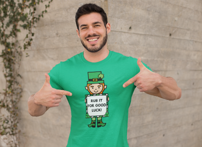 Lucky Leprechaun Short Sleeve Tee - Great for St. Patrick's Day