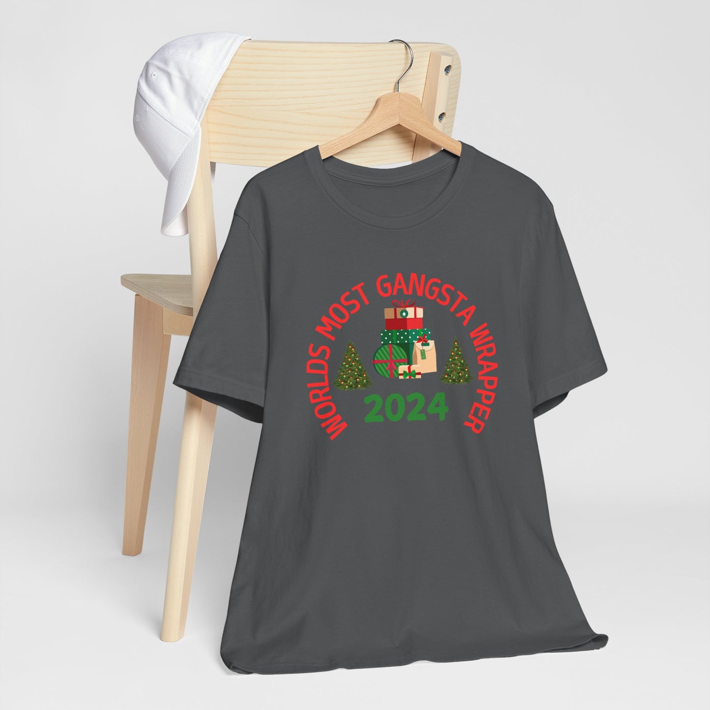 World's Most Gangsta Wrappers Unisex T-Shirt - Fun Holiday Tee 2024