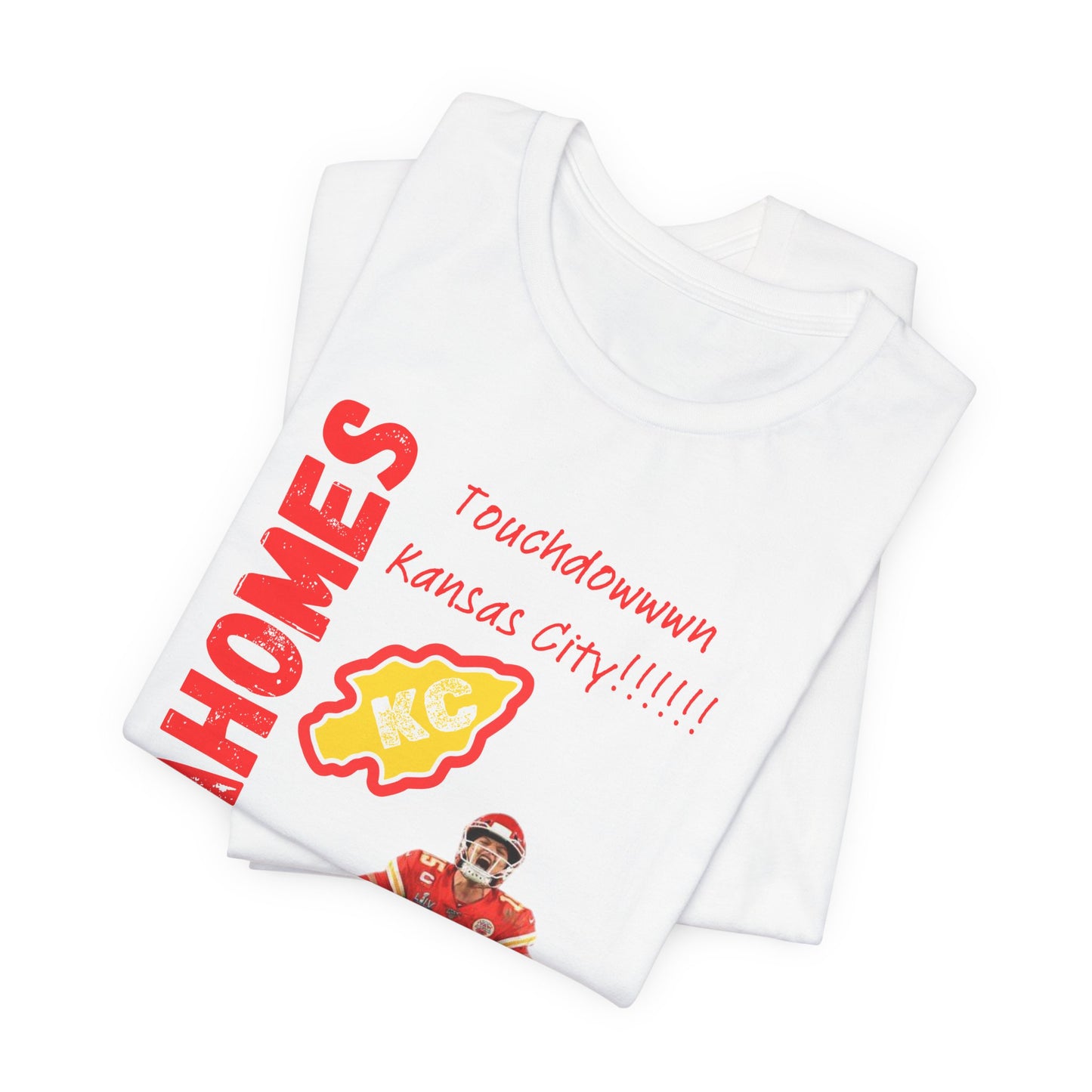 Kansas City Mahomes Touchdown Tee - Unisex Jersey Short Sleeve Shirt