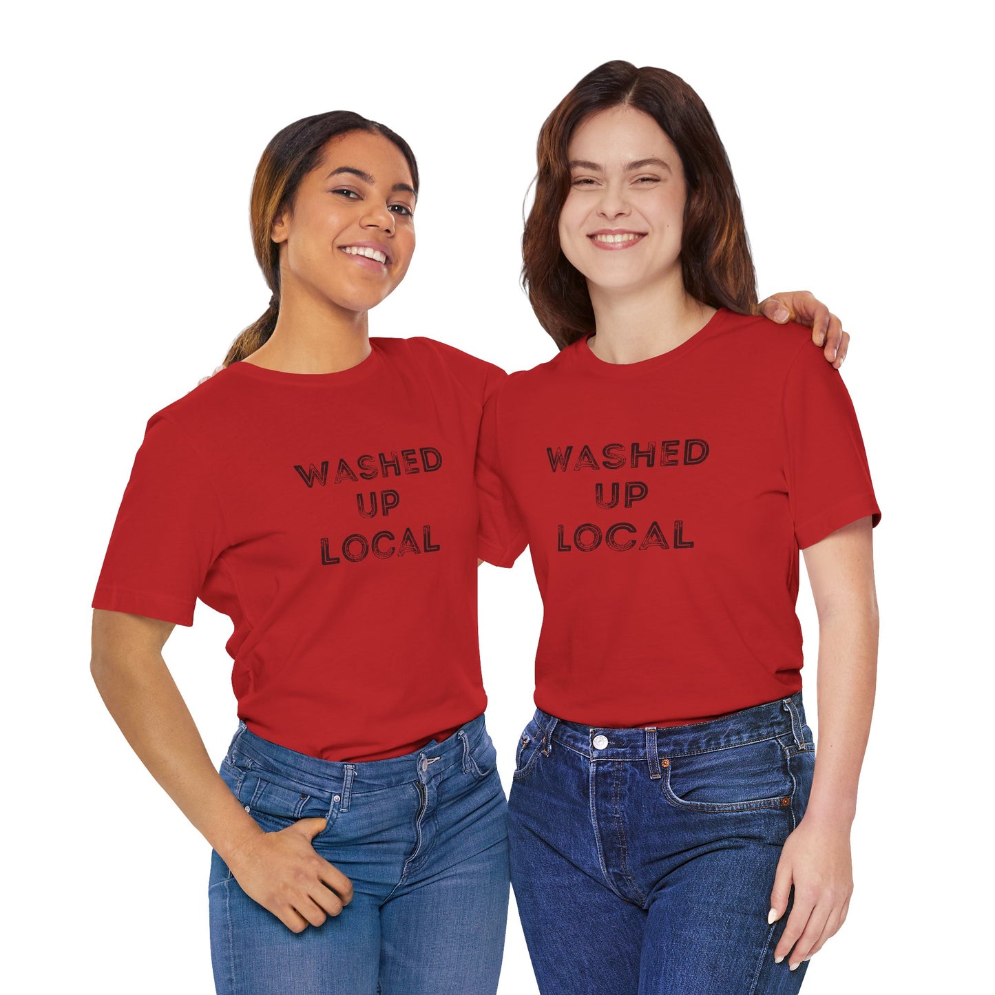 Washed Up Local Unisex Tee - Trendy Graphic T-Shirt for Locals