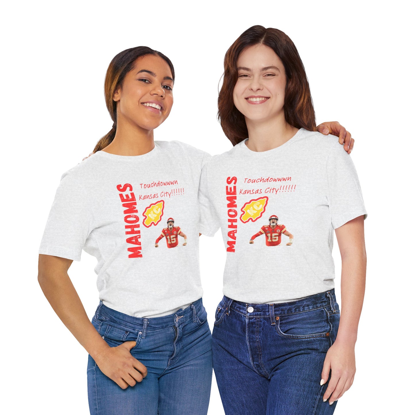 Kansas City Mahomes Touchdown Tee - Unisex Jersey Short Sleeve Shirt
