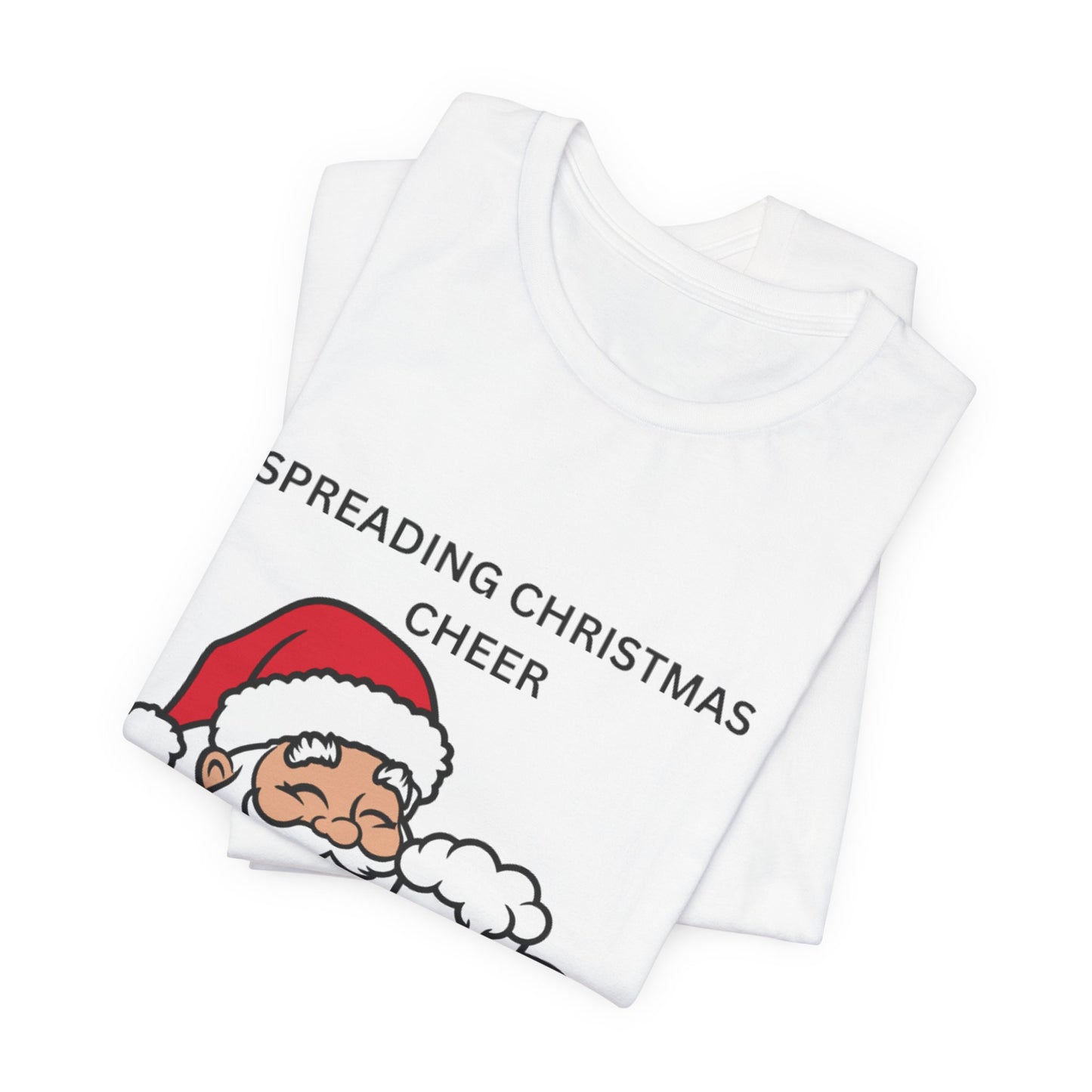 Funny Christmas Tee - Spreading Christmas Cheer Drinking All the Beer