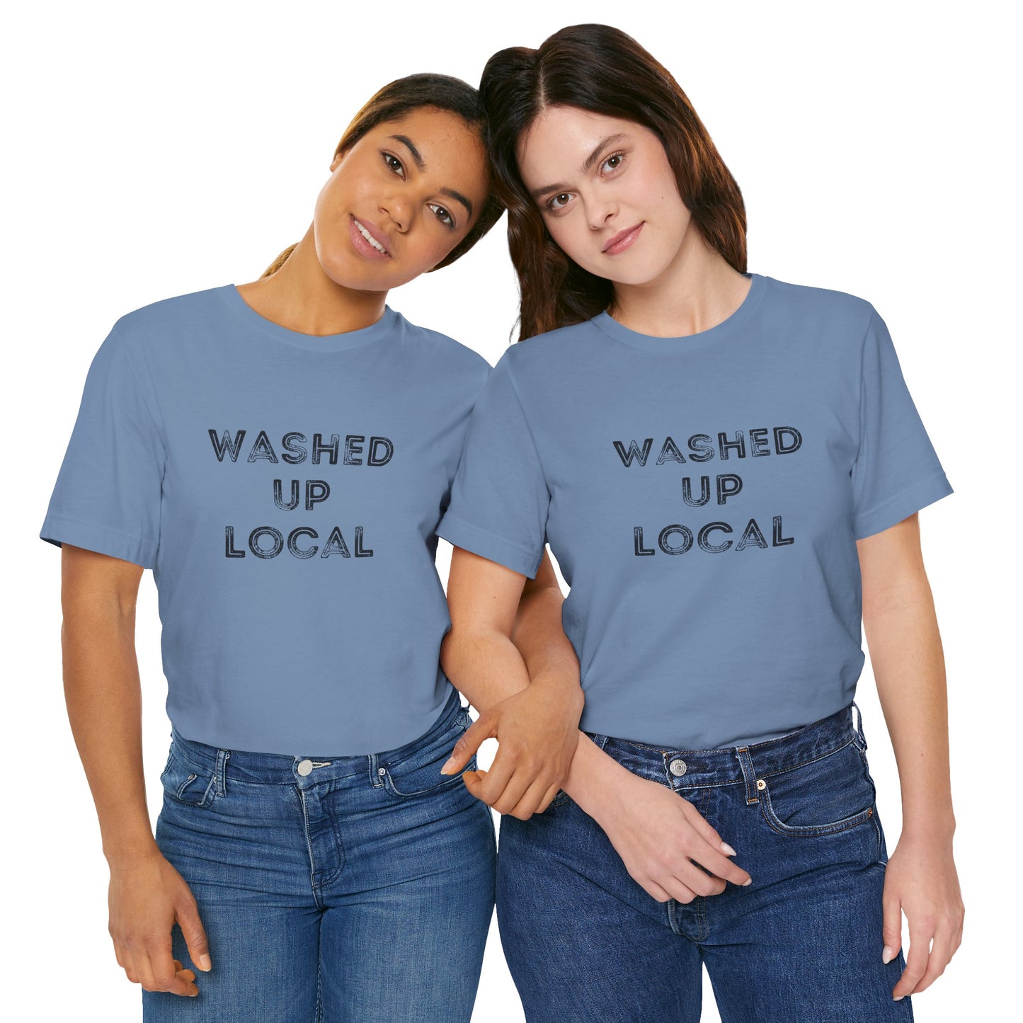 Washed Up Local Unisex Tee - Trendy Graphic T-Shirt for Locals
