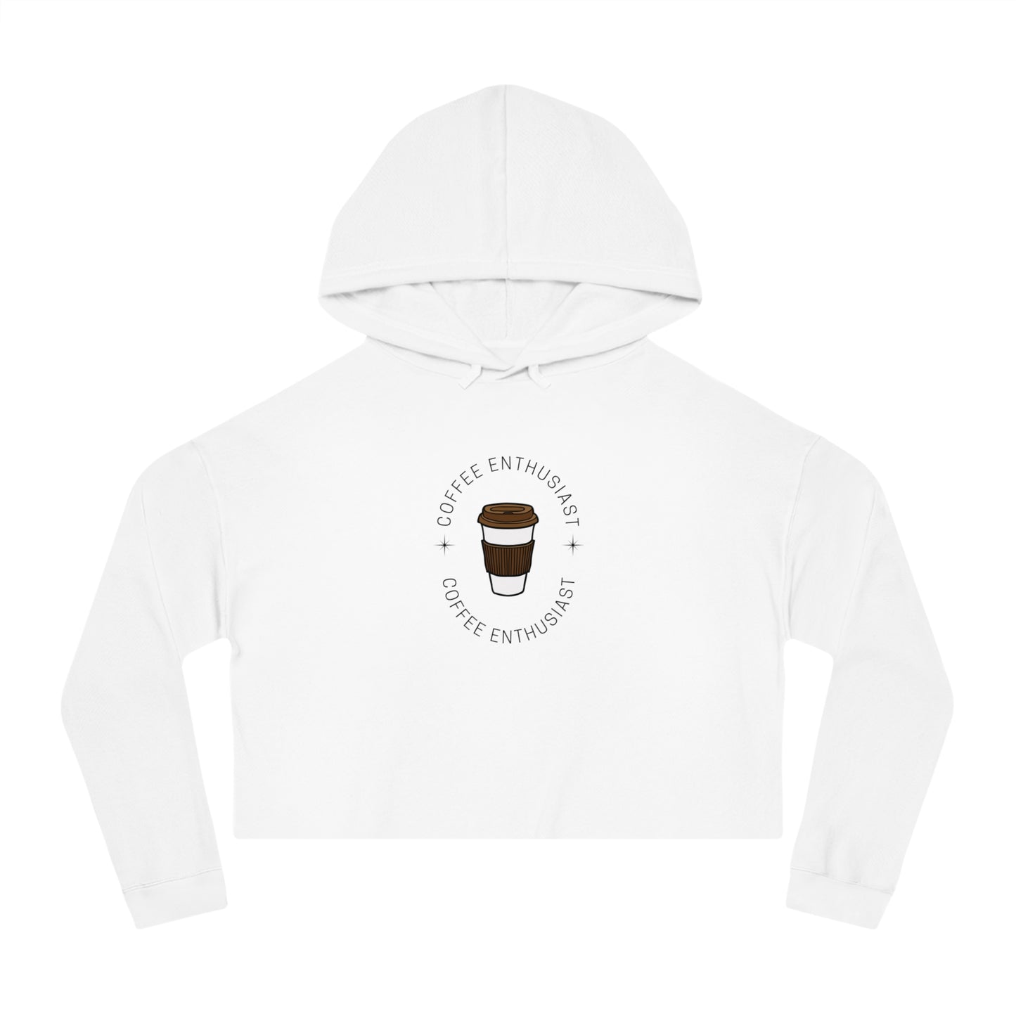 Women’s Coffee Cropped Hooded Sweatshirt