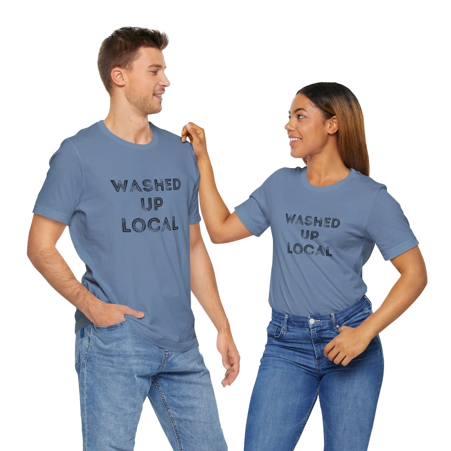 Washed Up Local Unisex Tee - Trendy Graphic T-Shirt for Locals