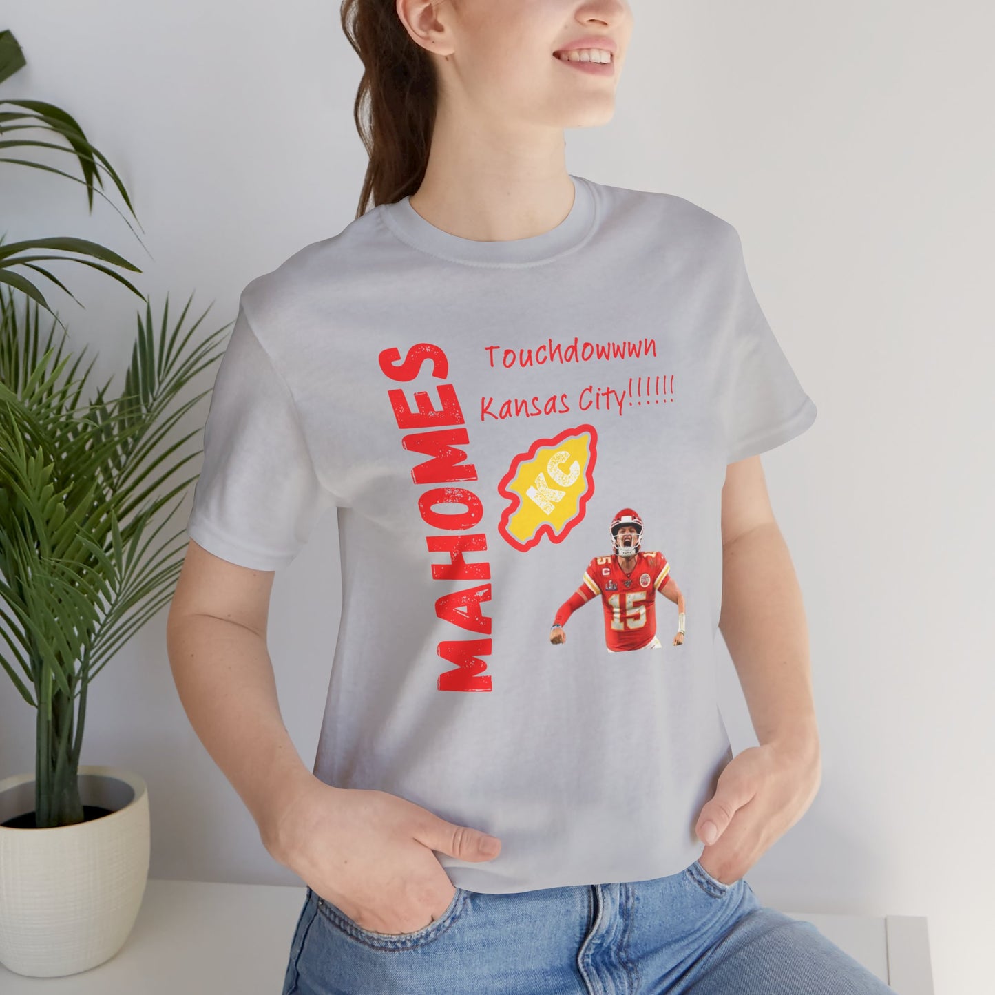 Kansas City Mahomes Touchdown Tee - Unisex Jersey Short Sleeve Shirt