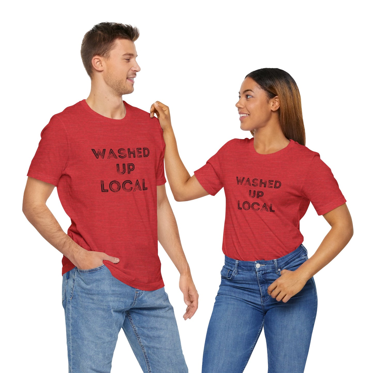 Washed Up Local Unisex Tee - Trendy Graphic T-Shirt for Locals