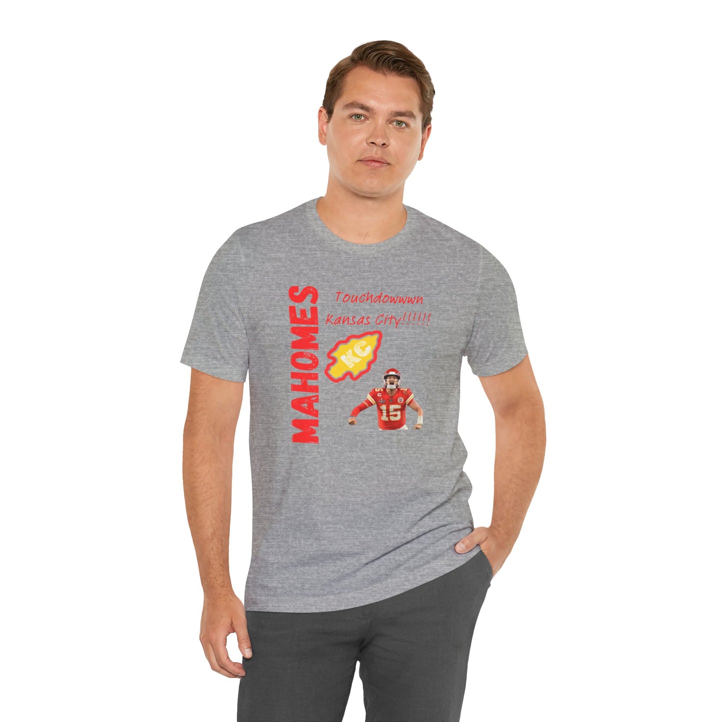 Kansas City Mahomes Touchdown Tee - Unisex Jersey Short Sleeve Shirt