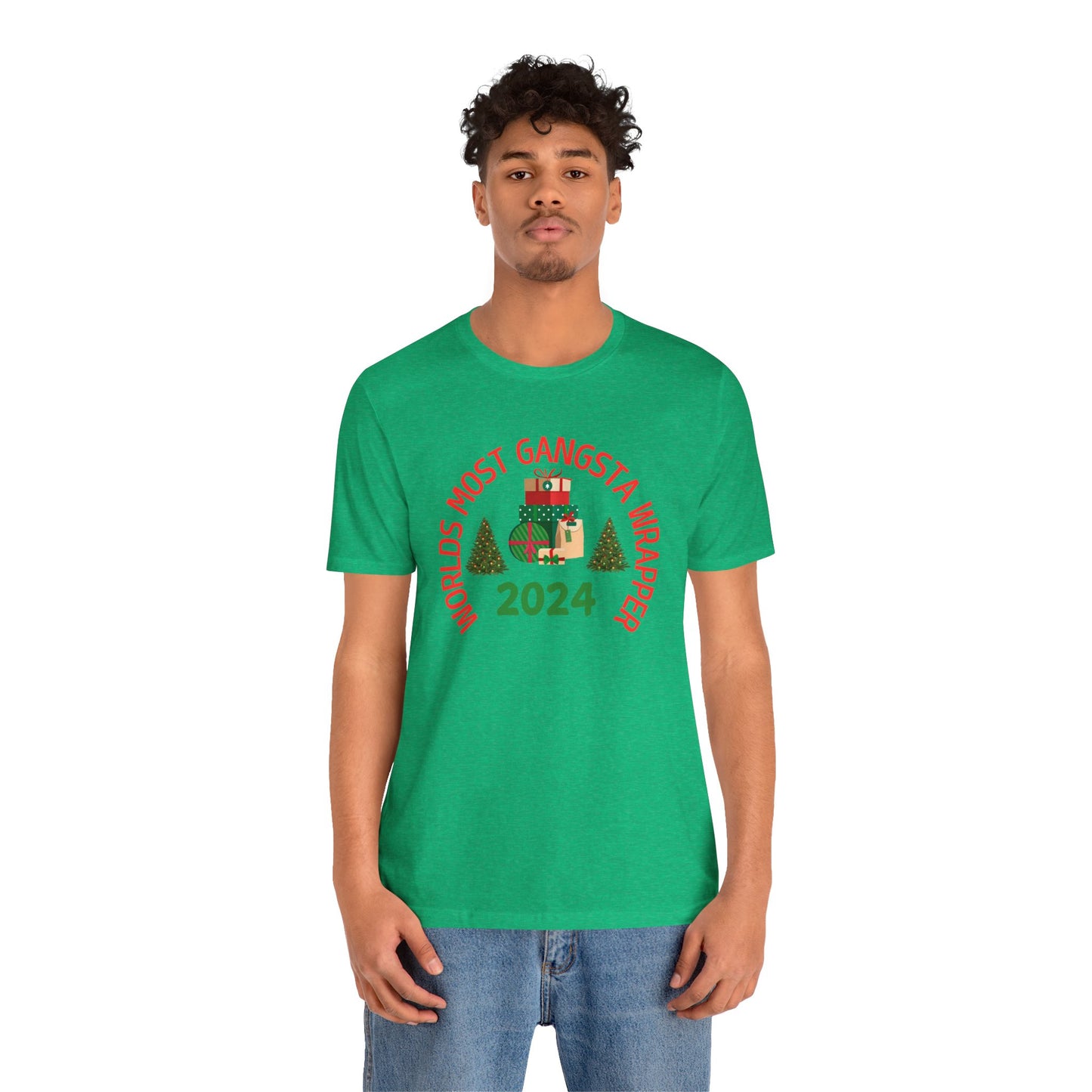 World's Most Gangsta Wrappers Unisex T-Shirt - Fun Holiday Tee 2024