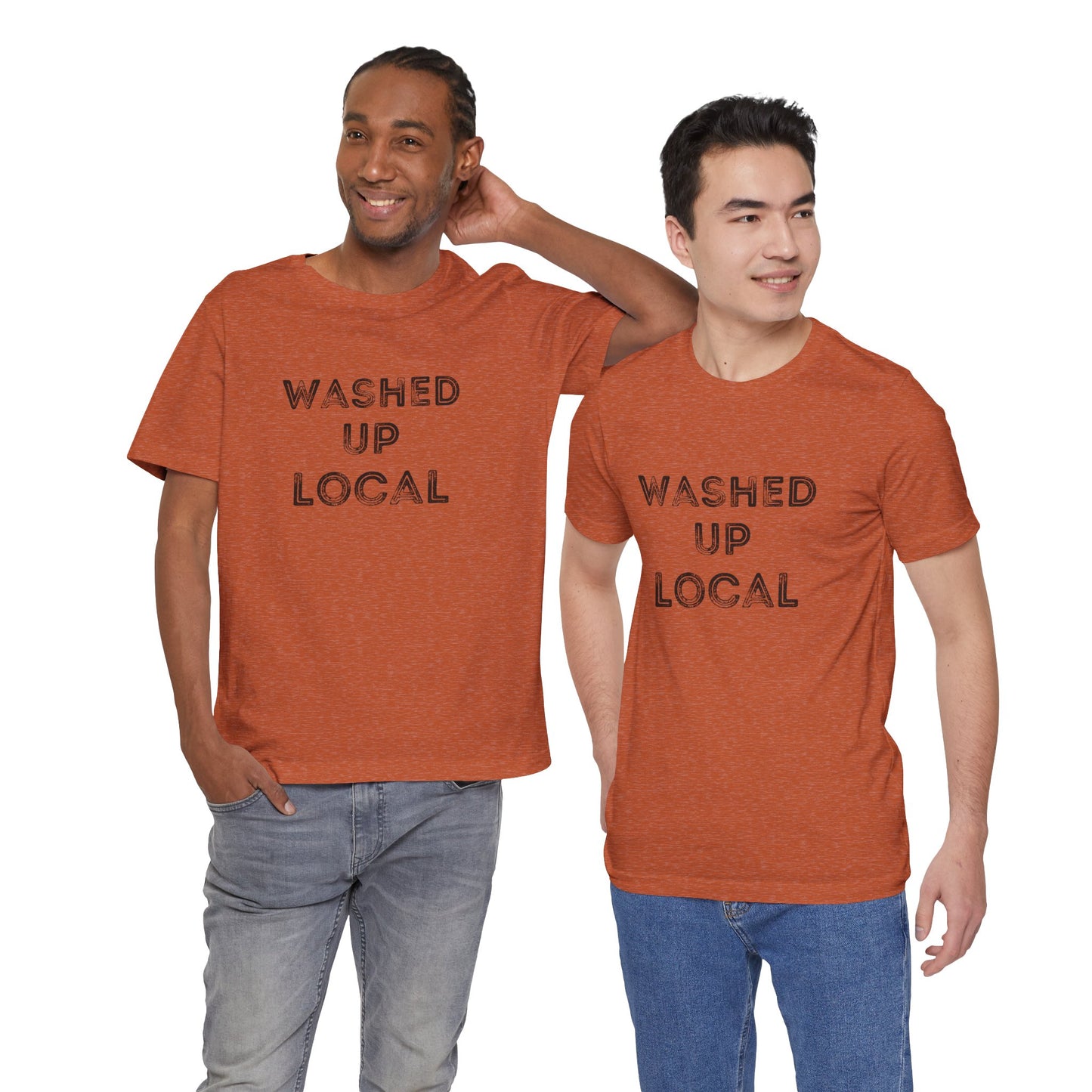 Washed Up Local Unisex Tee - Trendy Graphic T-Shirt for Locals