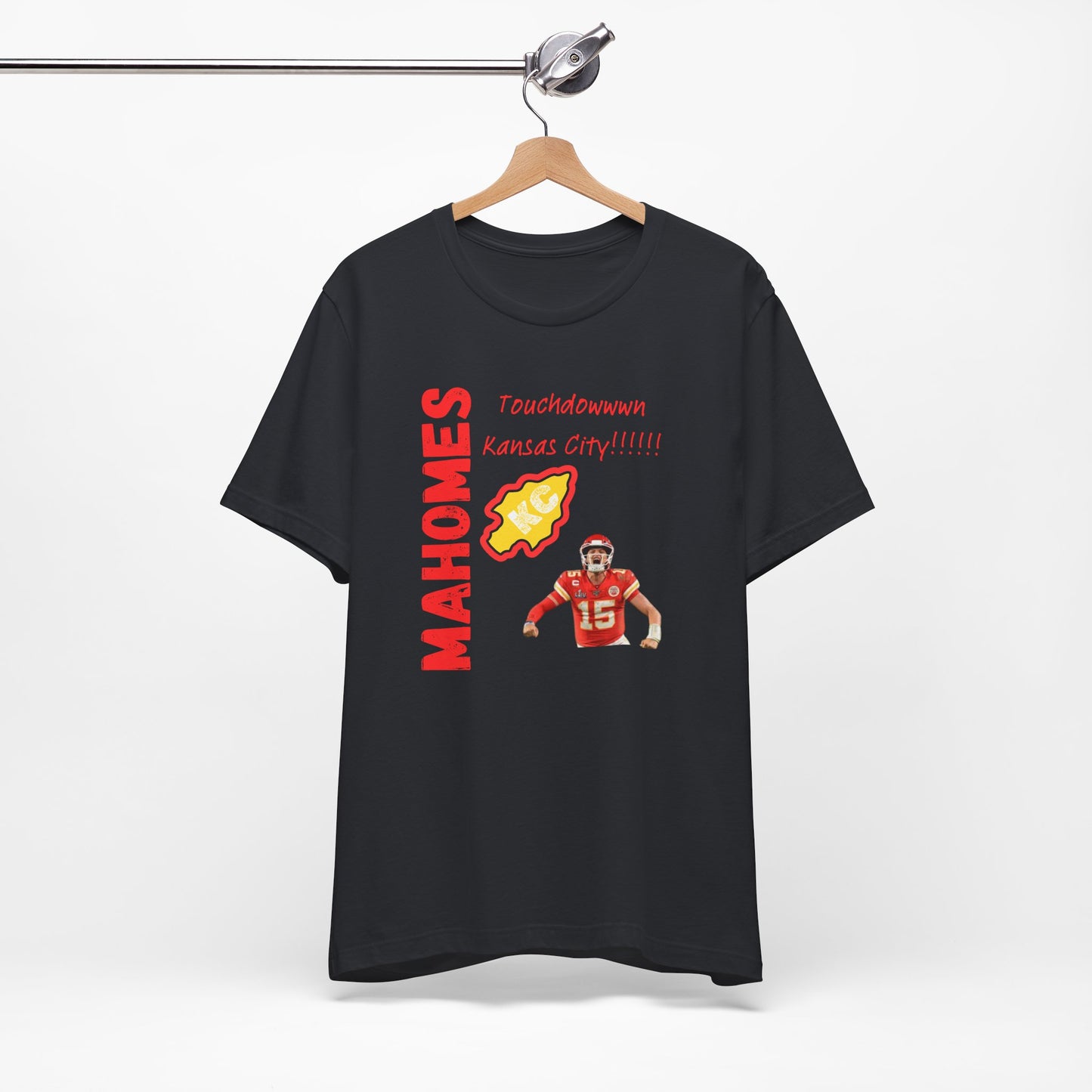 Kansas City Mahomes Touchdown Tee - Unisex Jersey Short Sleeve Shirt