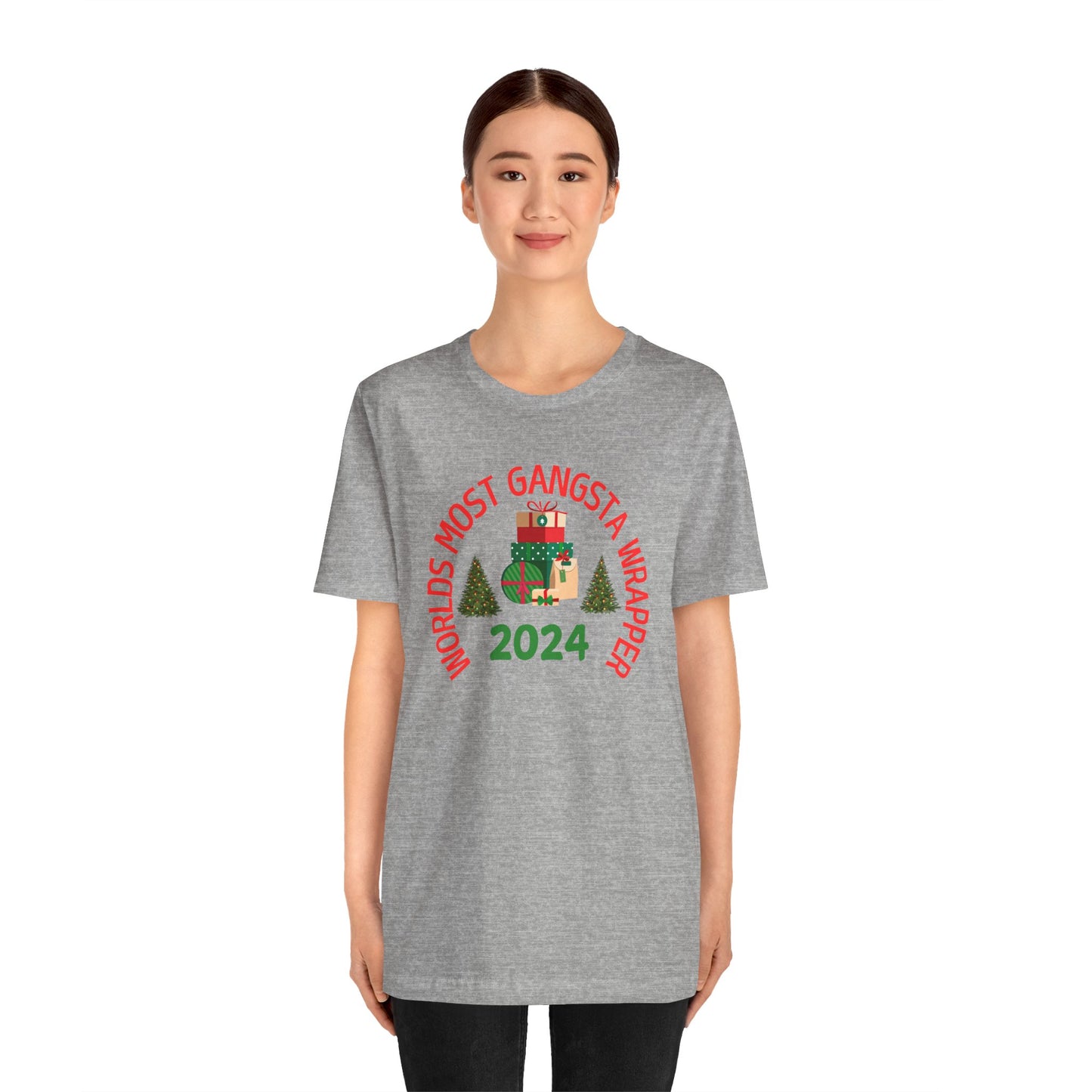 World's Most Gangsta Wrappers Unisex T-Shirt - Fun Holiday Tee 2024