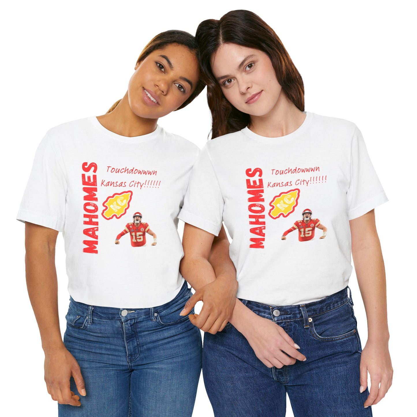 Kansas City Mahomes Touchdown Tee - Unisex Jersey Short Sleeve Shirt