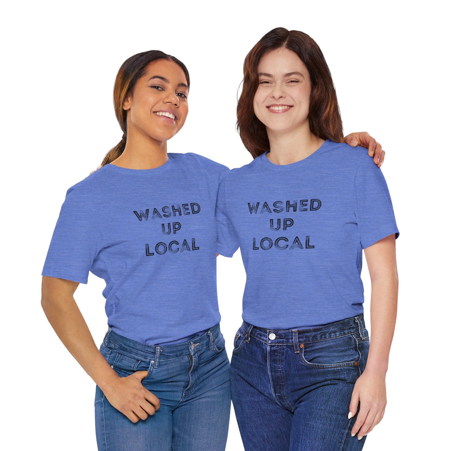 Washed Up Local Unisex Tee - Trendy Graphic T-Shirt for Locals