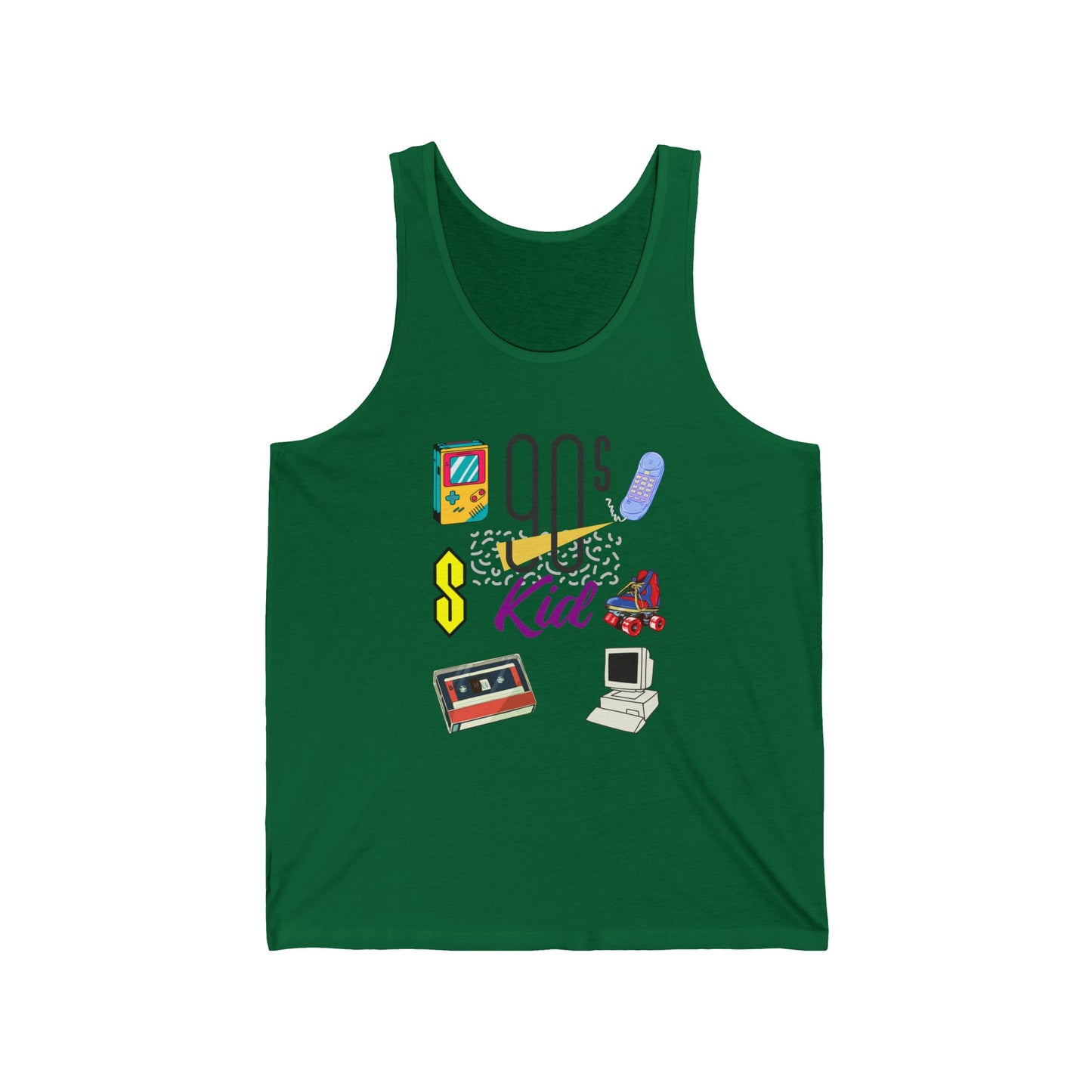 90s Unisex Jersey Tank – '90s Kid Design