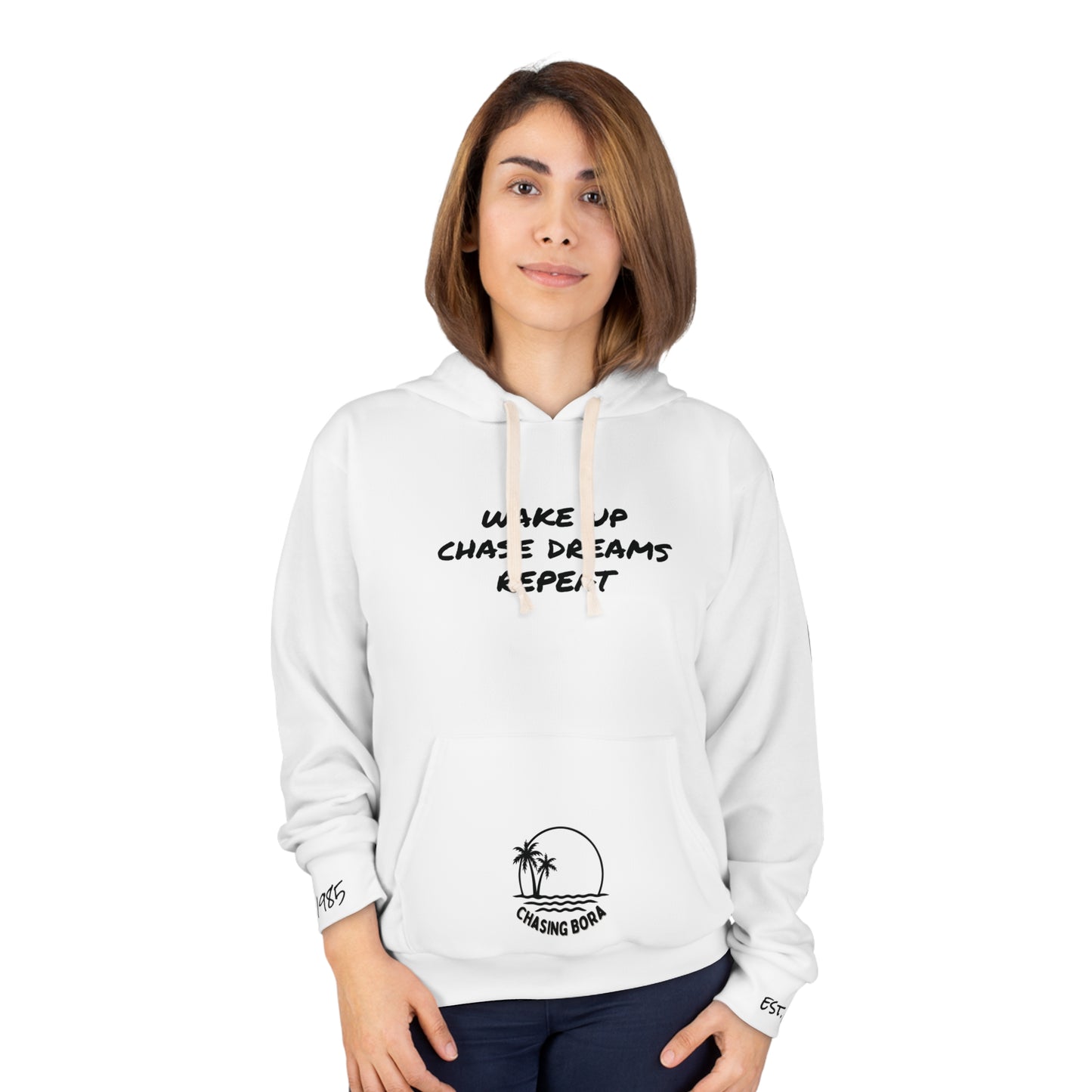Chase Dreams Unisex Pullover Hoodie - Wake up Chase Dreams Repeat
