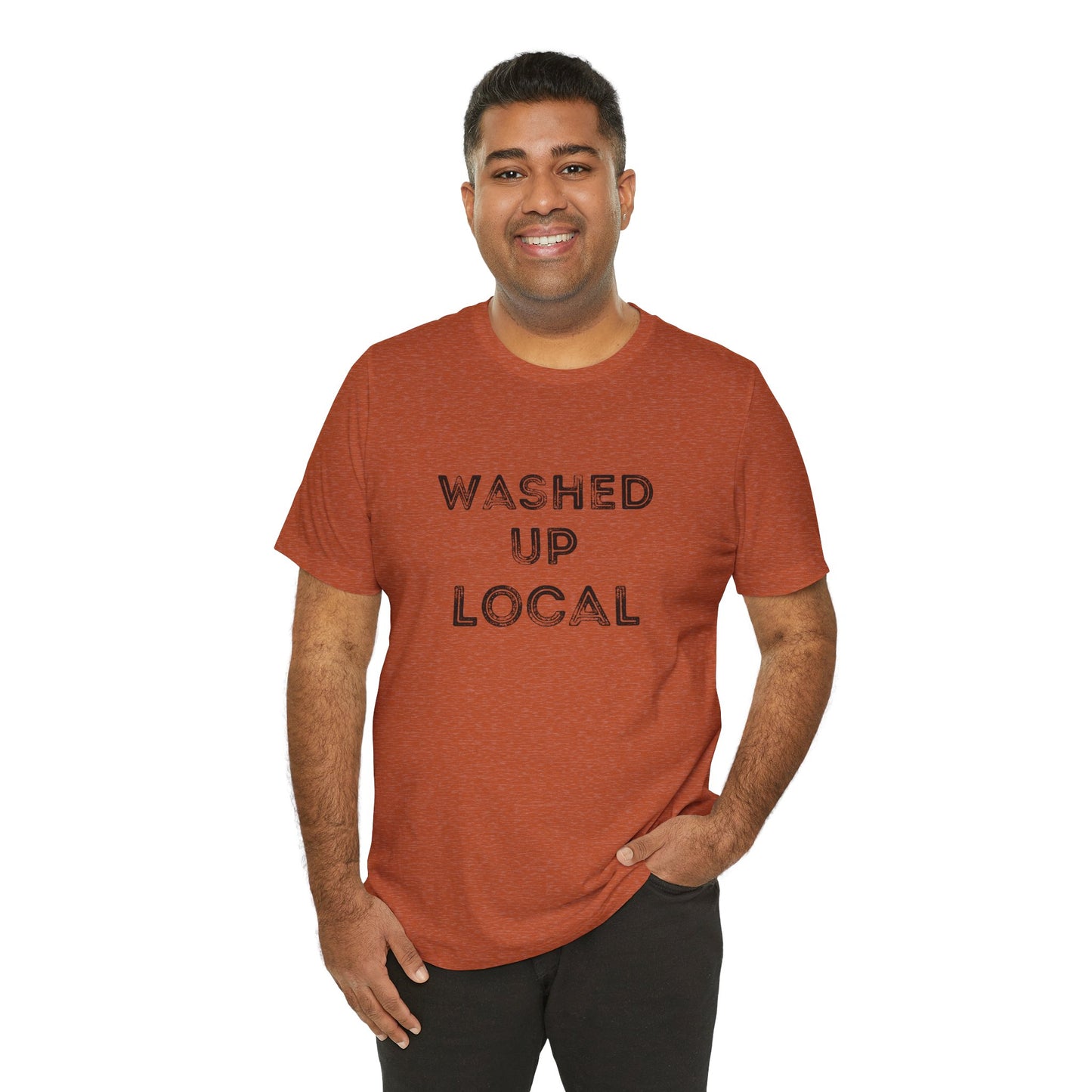 Washed Up Local Unisex Tee - Trendy Graphic T-Shirt for Locals