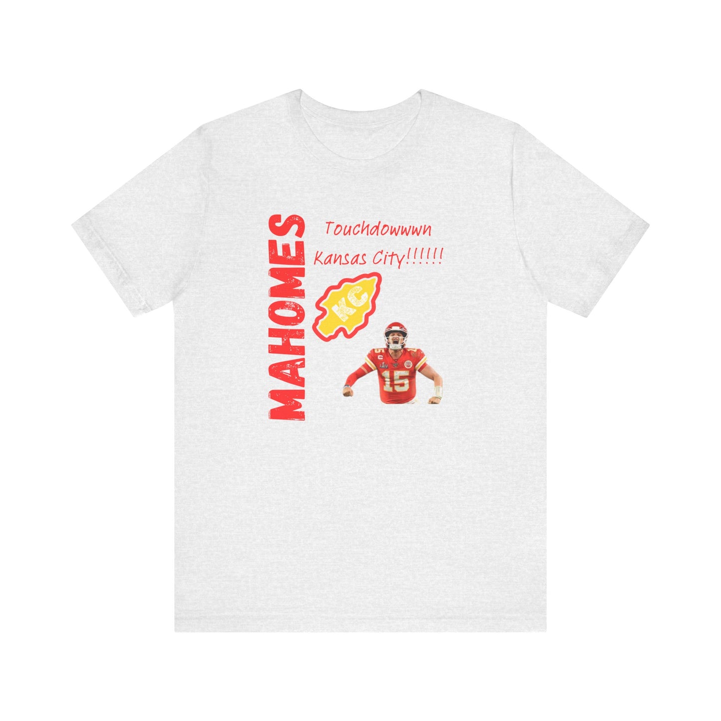 Kansas City Mahomes Touchdown Tee - Unisex Jersey Short Sleeve Shirt