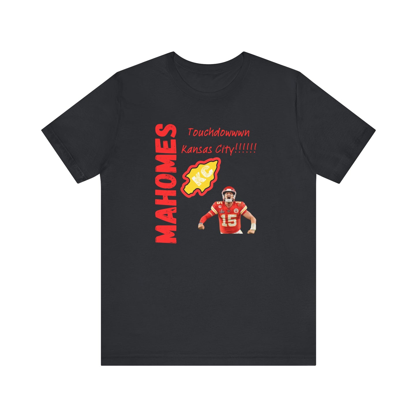 Kansas City Mahomes Touchdown Tee - Unisex Jersey Short Sleeve Shirt