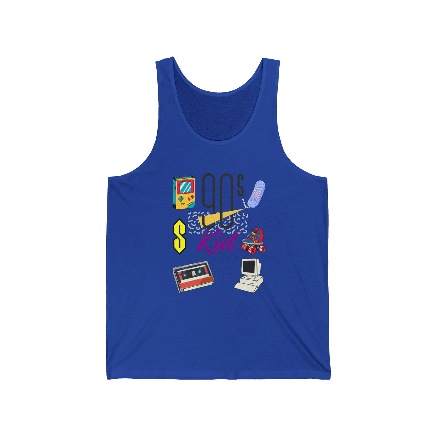 90s Unisex Jersey Tank – '90s Kid Design
