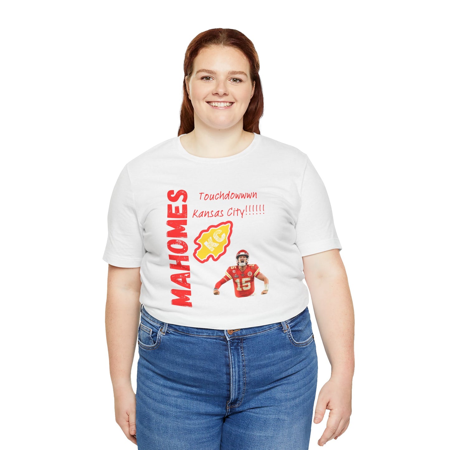 Kansas City Mahomes Touchdown Tee - Unisex Jersey Short Sleeve Shirt
