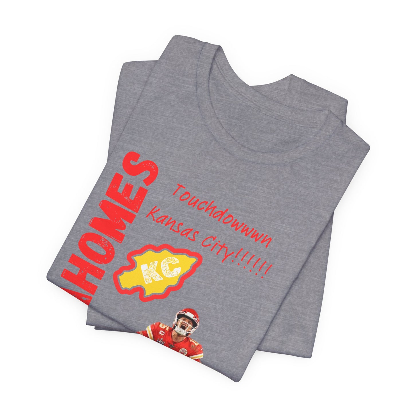 Kansas City Mahomes Touchdown Tee - Unisex Jersey Short Sleeve Shirt