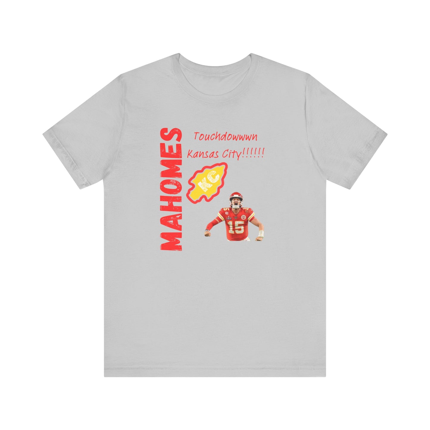 Kansas City Mahomes Touchdown Tee - Unisex Jersey Short Sleeve Shirt