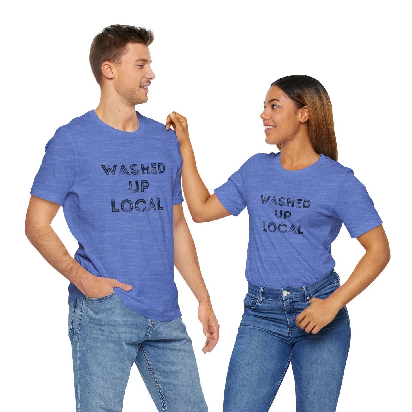 Washed Up Local Unisex Tee - Trendy Graphic T-Shirt for Locals