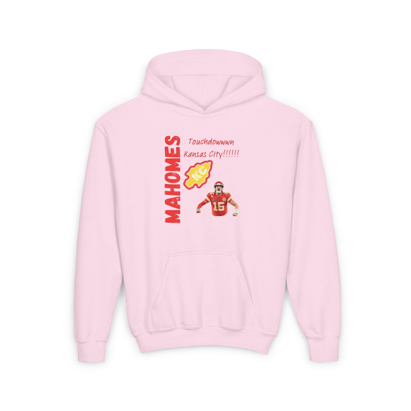 Youth Mahomes KC Hoodie - Perfect for Football Fans!