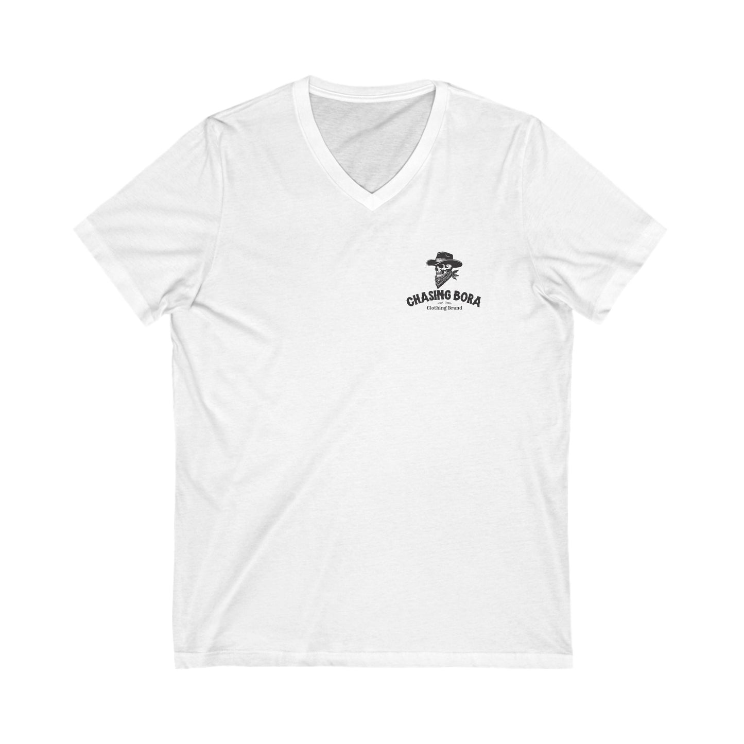 Chasing Bora Unisex V-Neck Tee - Casual Summer Style