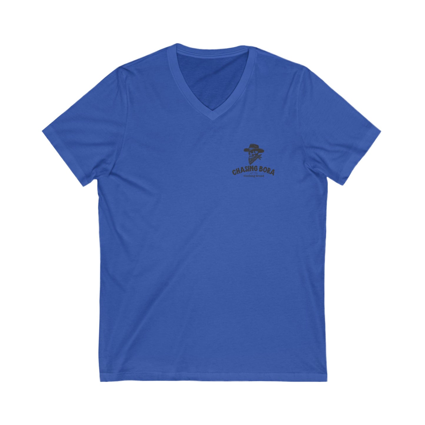 Chasing Bora Unisex V-Neck Tee - Casual Summer Style