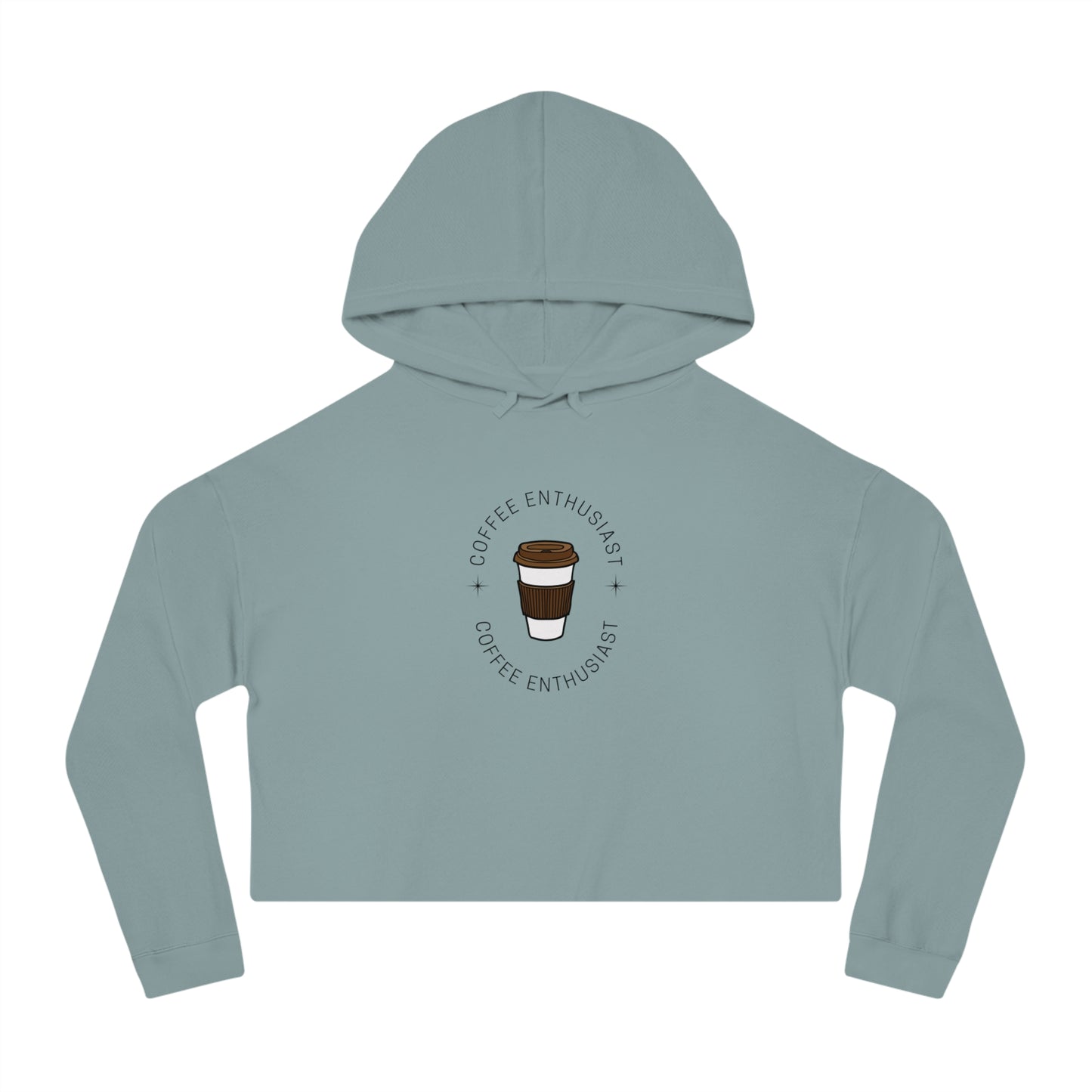 Women’s Coffee Cropped Hooded Sweatshirt