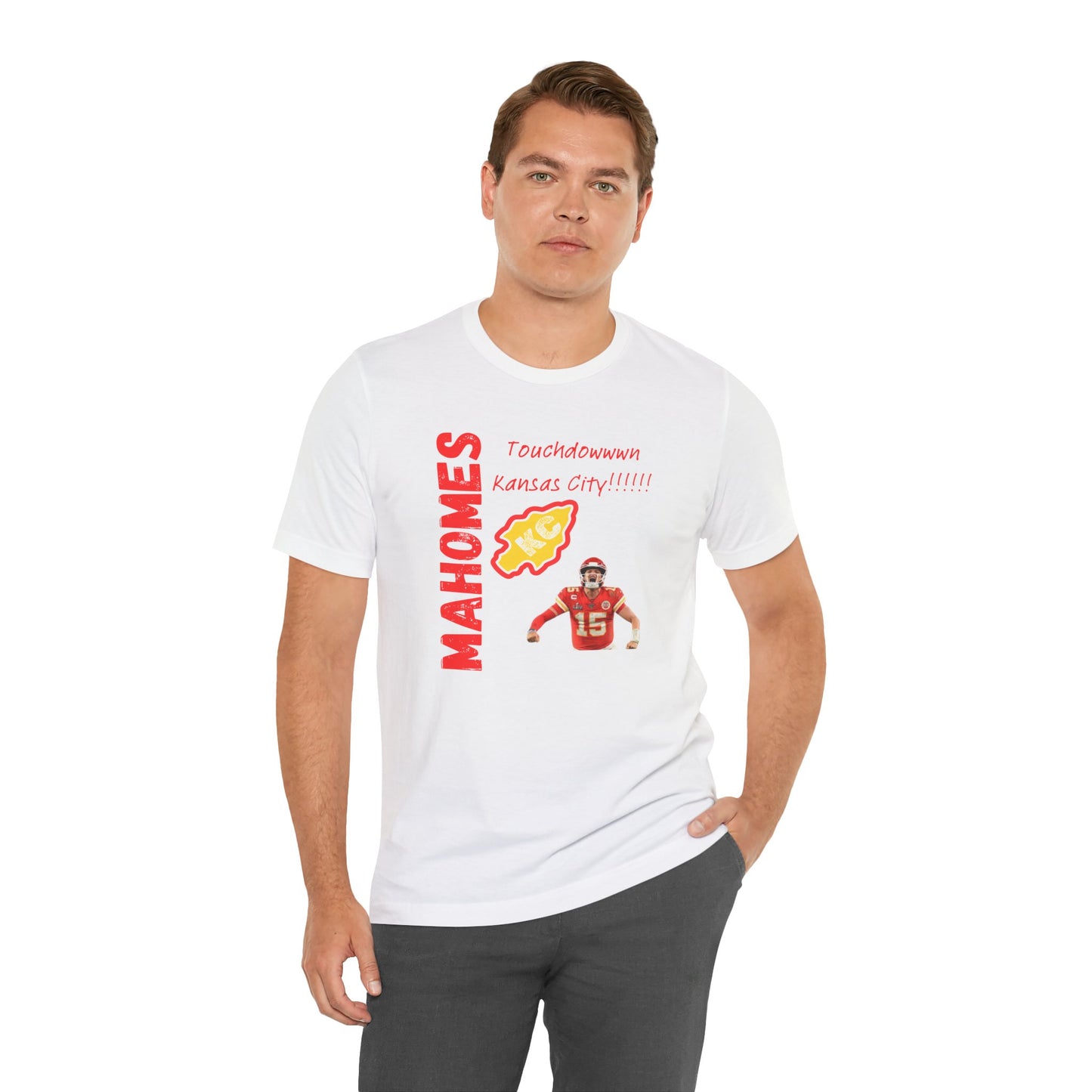 Kansas City Mahomes Touchdown Tee - Unisex Jersey Short Sleeve Shirt