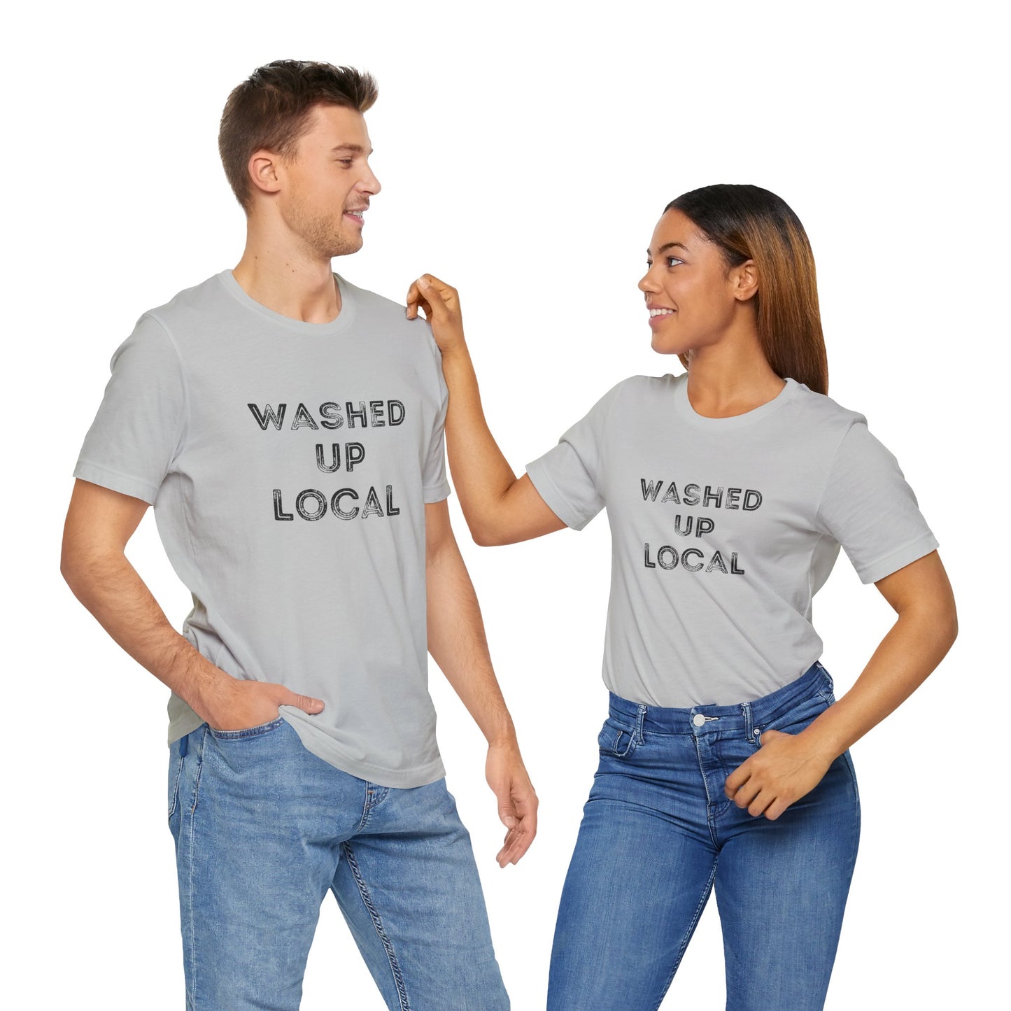Washed Up Local Unisex Tee - Trendy Graphic T-Shirt for Locals