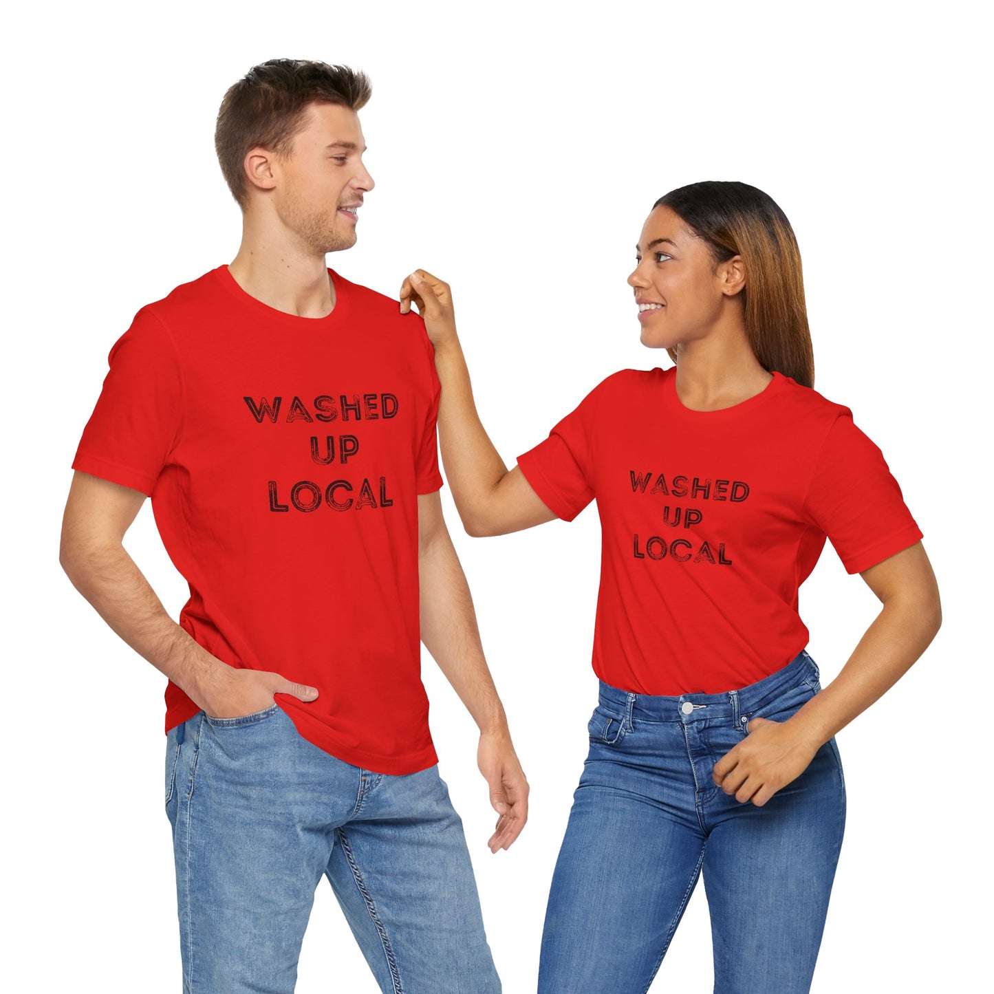 Washed Up Local Unisex Tee - Trendy Graphic T-Shirt for Locals
